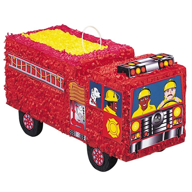 Fire department fire fighting car pinata