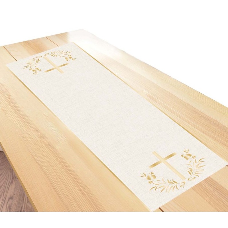 Floral Church table runner 1.8m x 46cm