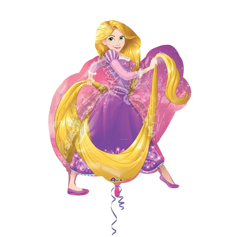 Foil balloon Princess Rapunzel figure