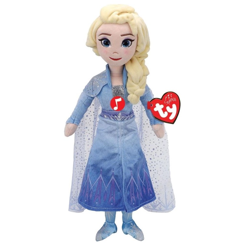 Frozen 2 Elsa rag doll with sound 35cm