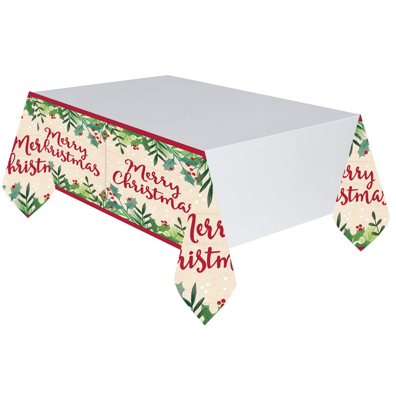 Merry Mistletoe tablecloth 2.59 x 1.37m