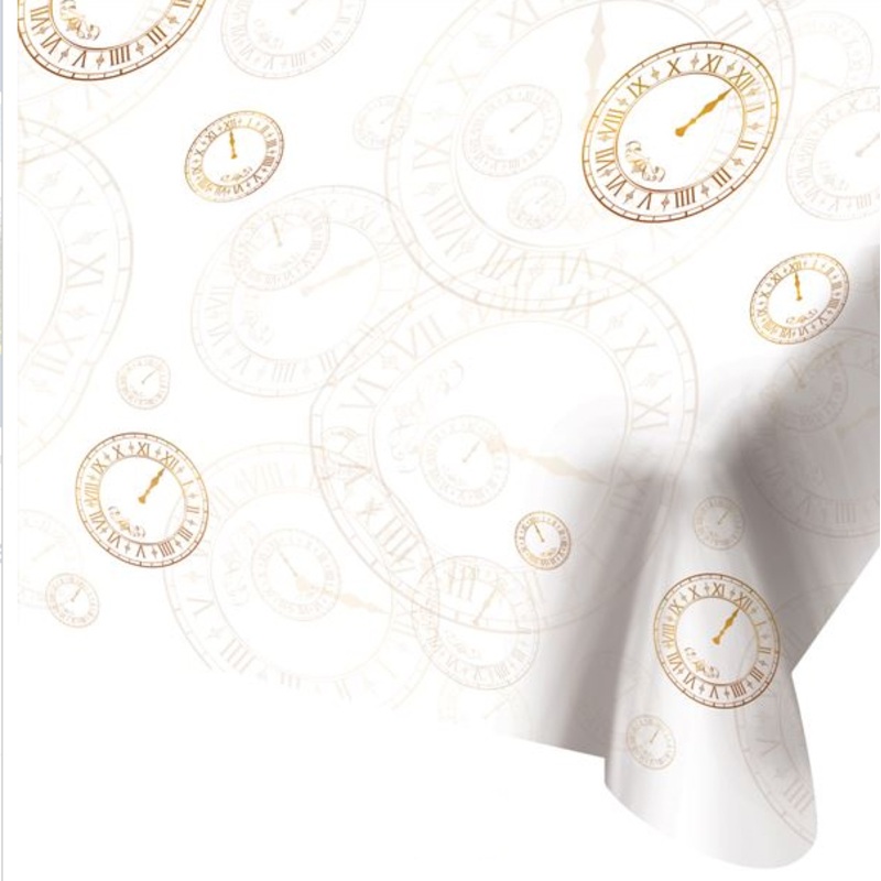 NYE Midnight Tablecloth White 1.8m x 1.3m