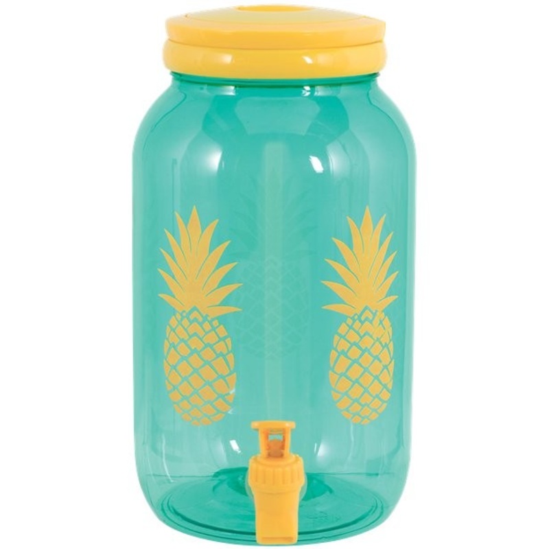 Pineapple drink dispenser with tap 4.5l