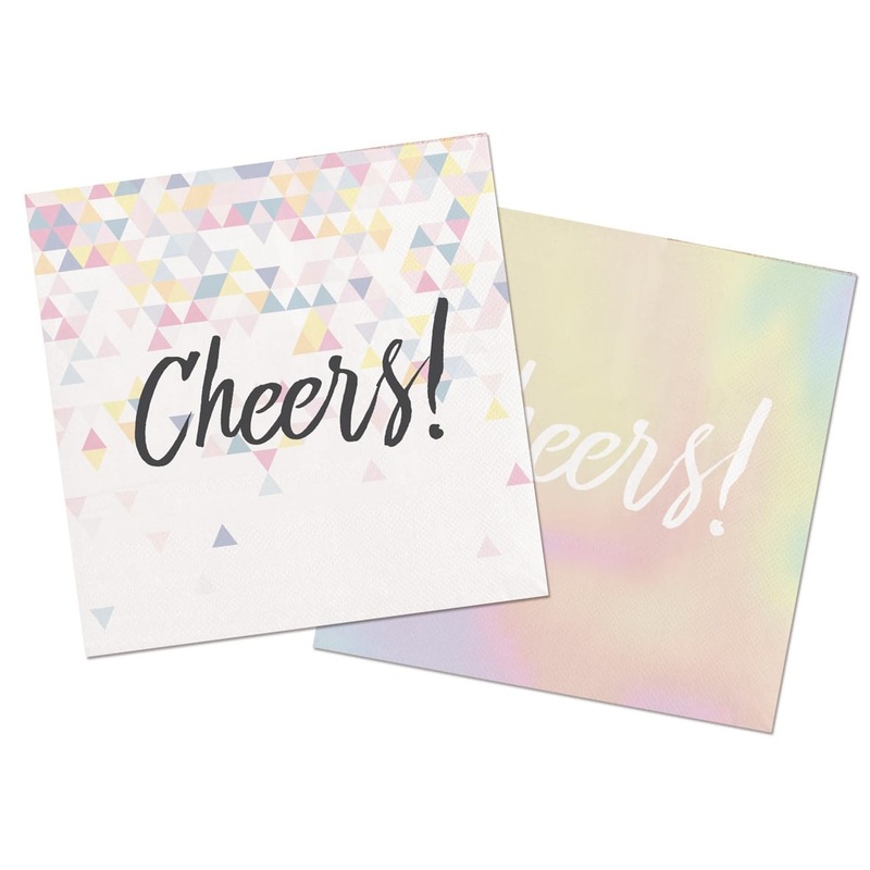 16 Cheers napkins 33cm