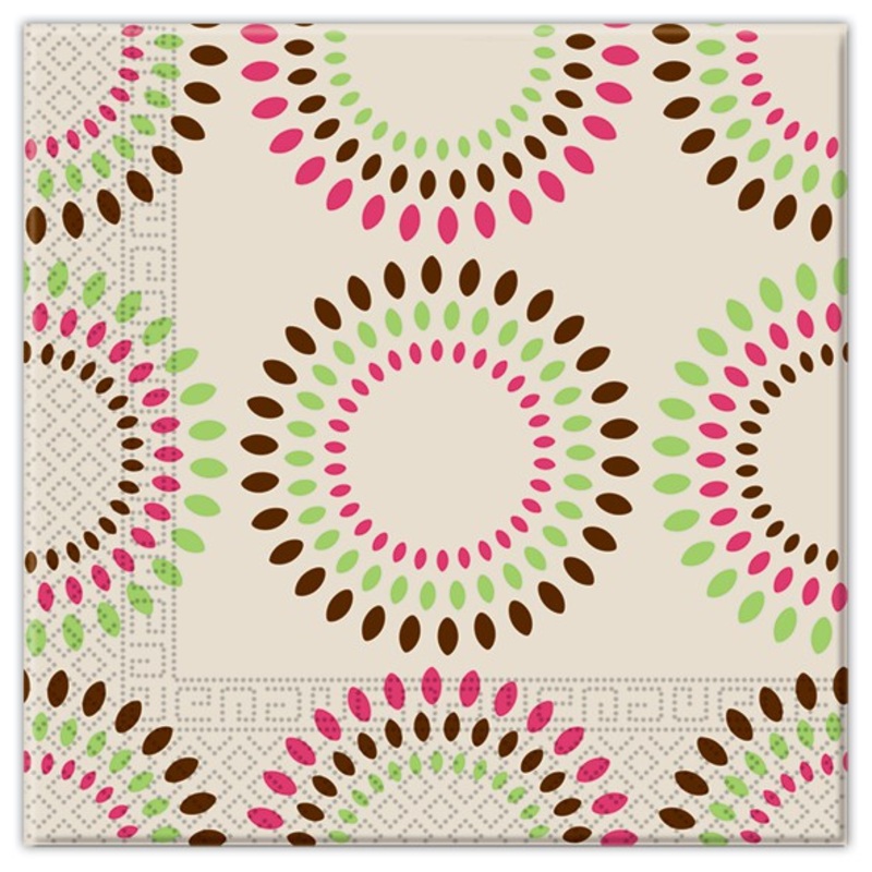 20 Autumn Colors napkins 33cm