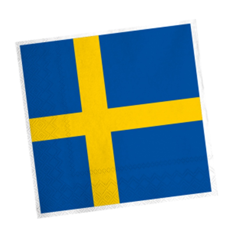 20 Sweden napkins Lund 33cm