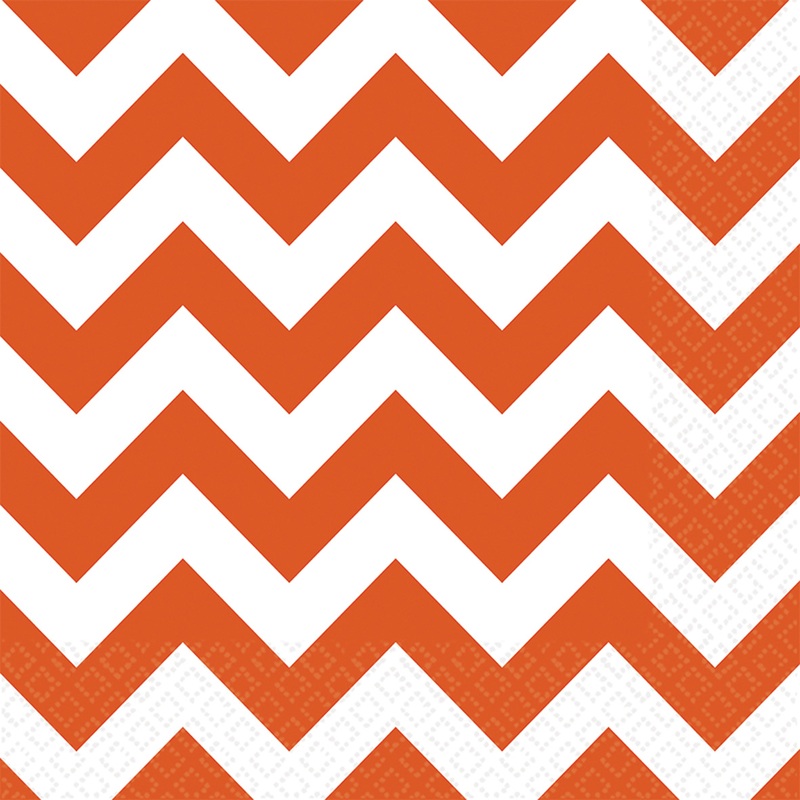 20 sweet pink napkins orange