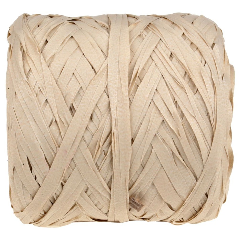 Decorative natural raffia 50m x 12mm