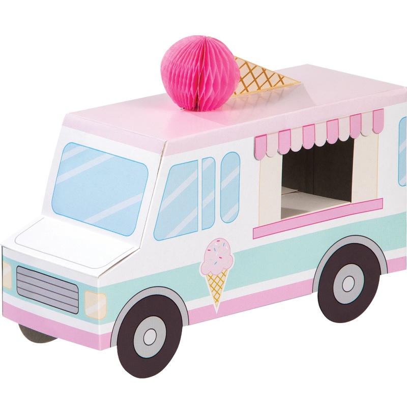 Ice magic wagon decoration figure