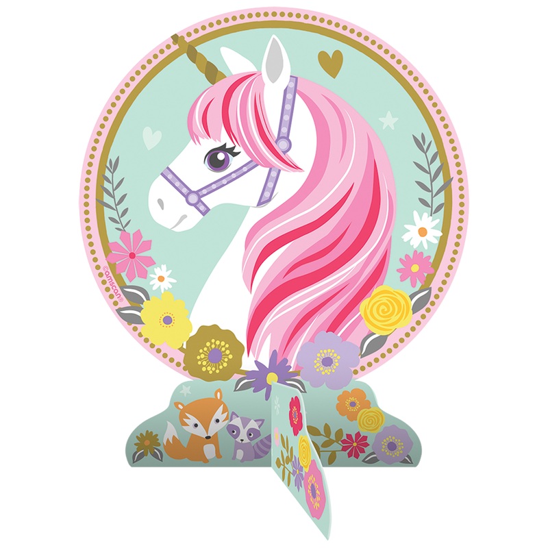 Table decoration magic unicorn 24.5cm