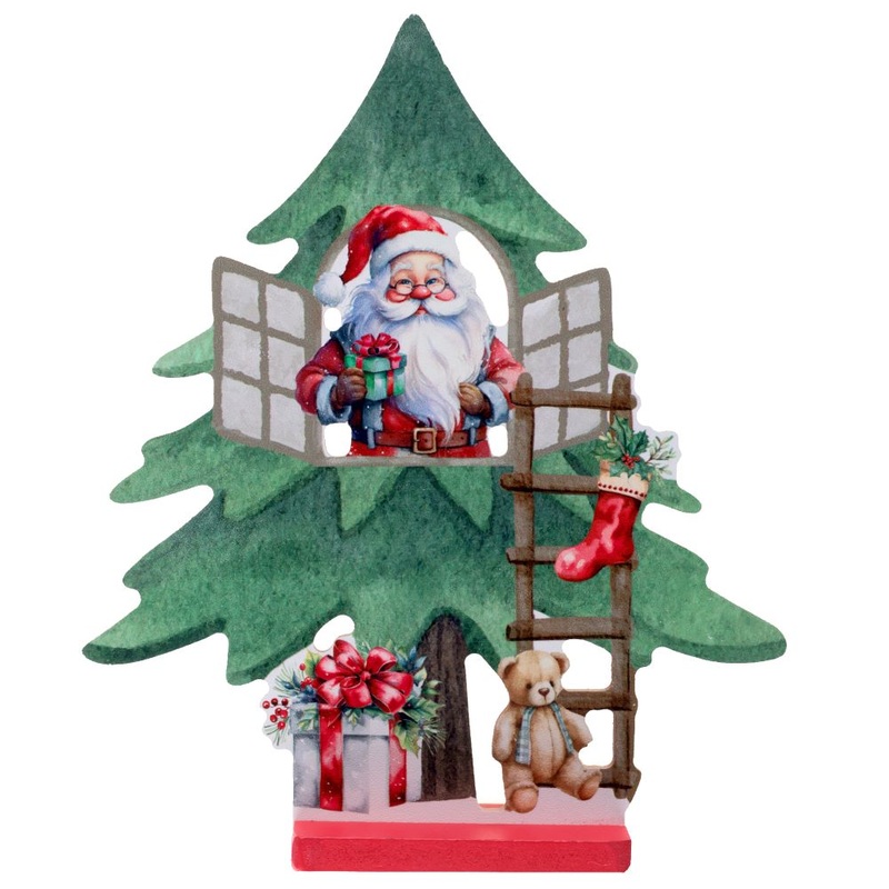 Table stand Santa Claus 19.5 x 4 x 20.5cm