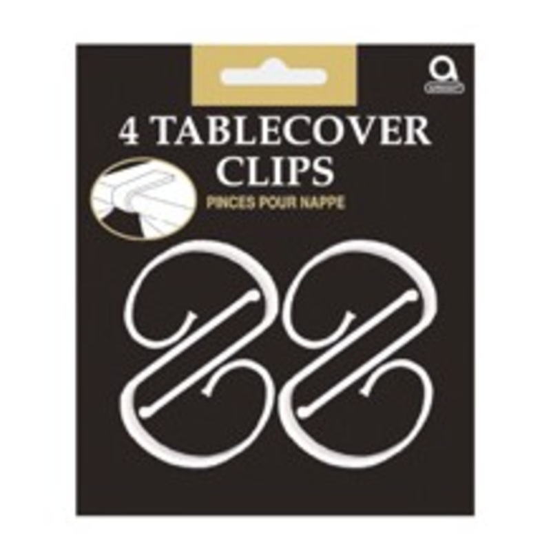 Tablecloths clips made of plastic, set of 4