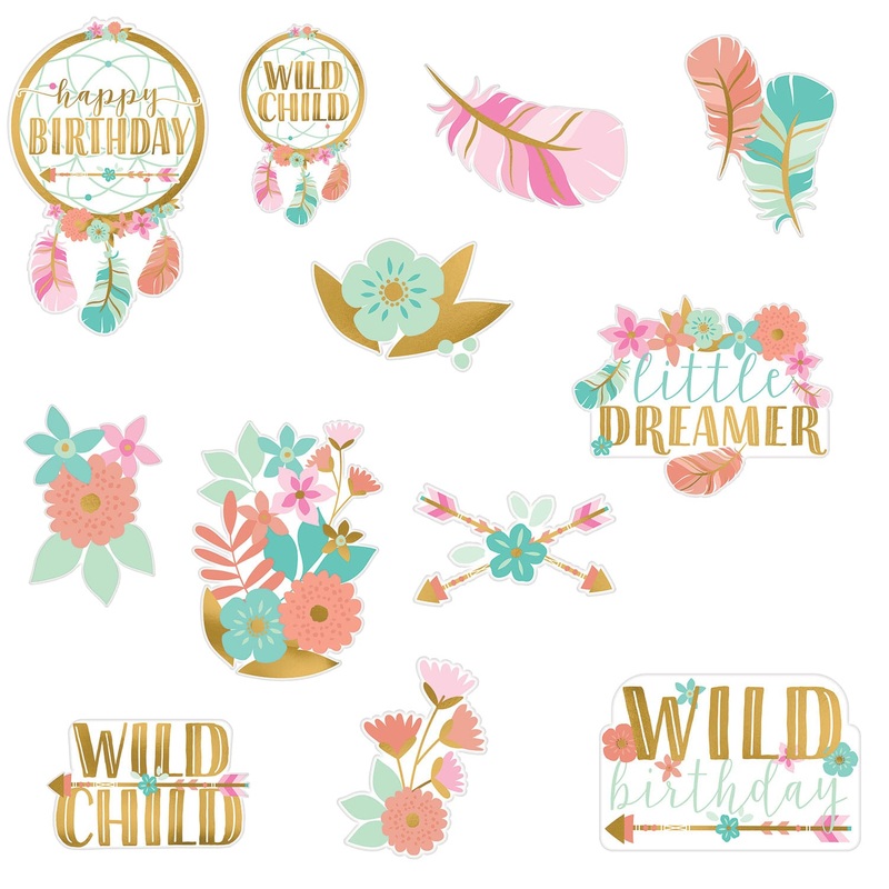 12 boho summer murals