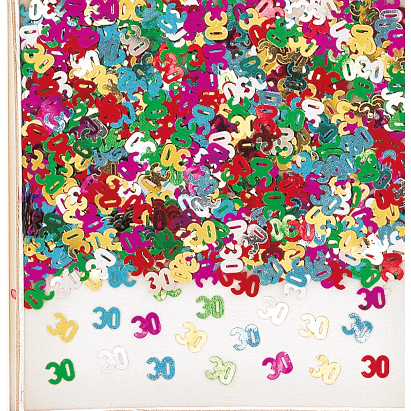 30th birthday rainbow party sprinkle decoration colorful metallic