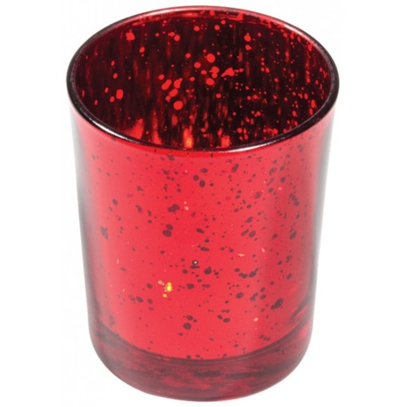 Candle holder Crushed Red 6.5cm