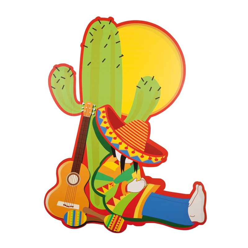 Cardboard stand Mexican Fiesta 155x116cm