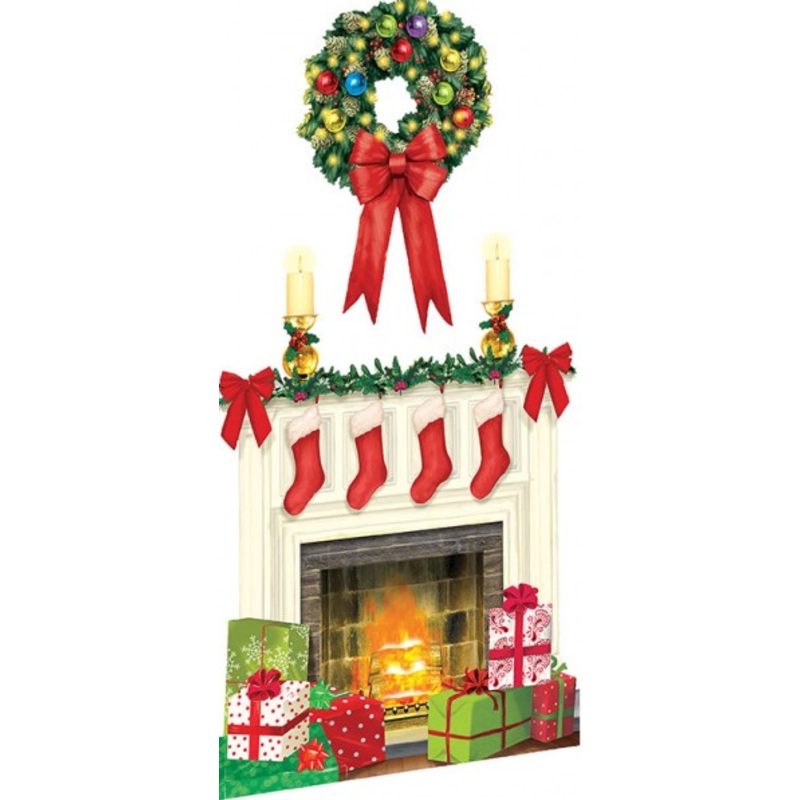 Christmas Eve wall backdrop 85cm x 1.65m