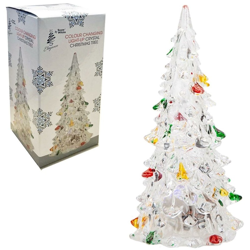 Christmas tree transparent with color change