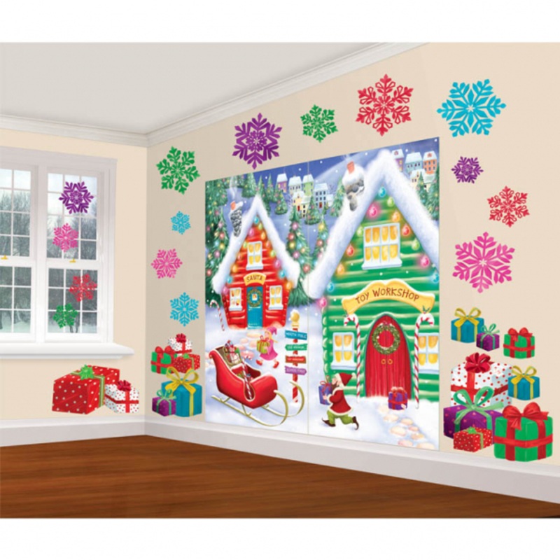 Christmas workshop wall set 32 pieces