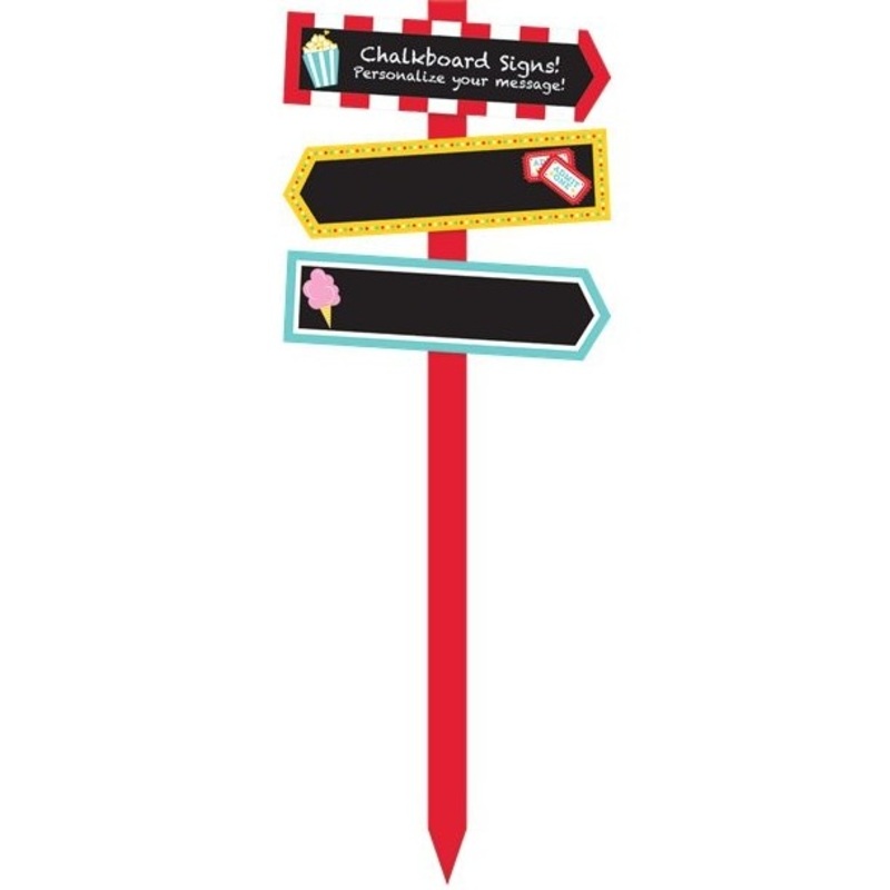 Circus signpost, inscribable 71cm