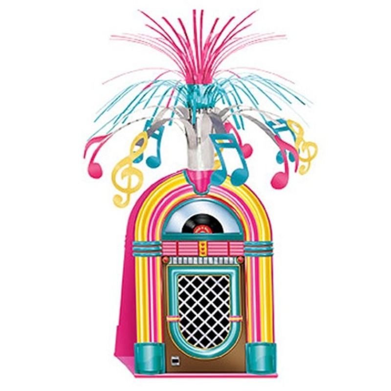 Colorful jukebox table fountain