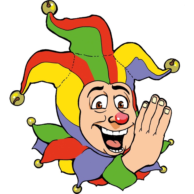 Harlequin clown wall decoration 78 x 45cm