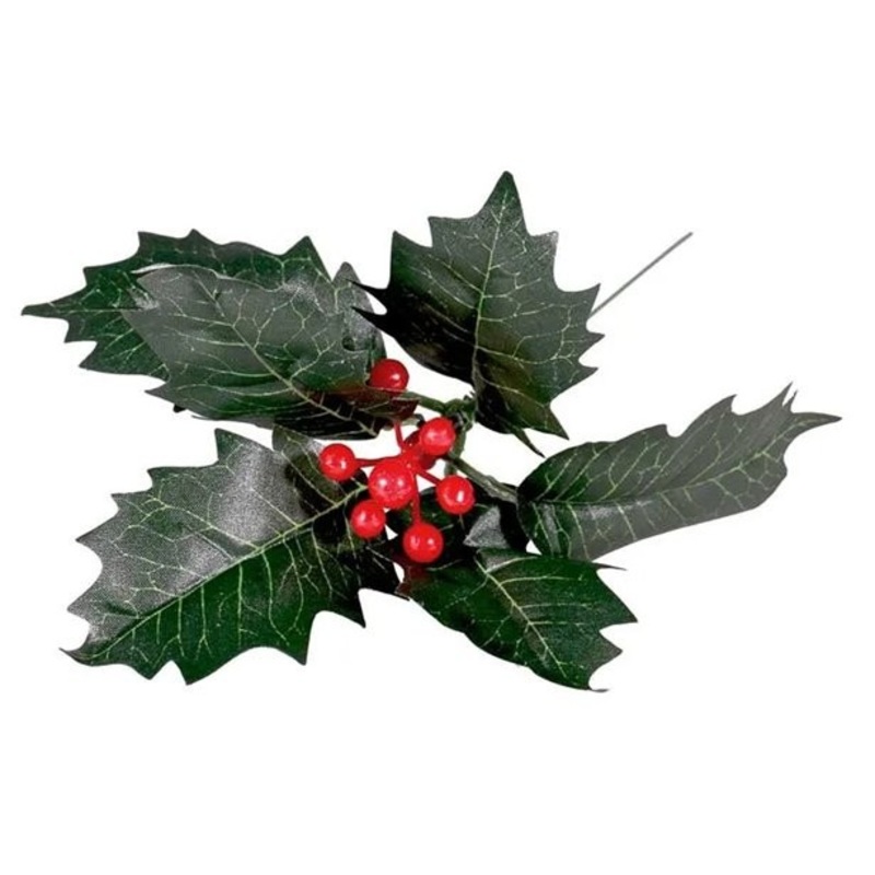Ilex winter berries branch 20cm