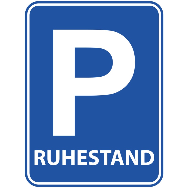 Retirement road sign mural