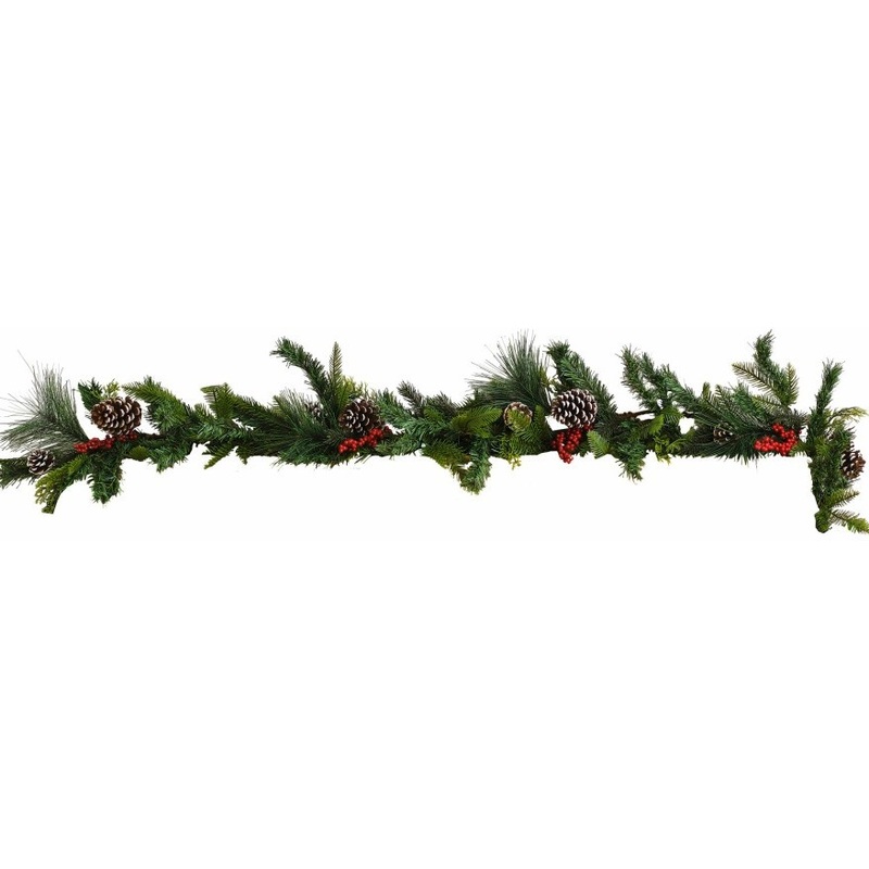 Twigs and berries Christmas garland 1.8m