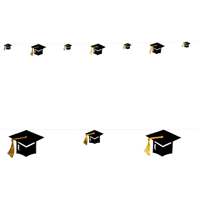 Academics caps garland 4m