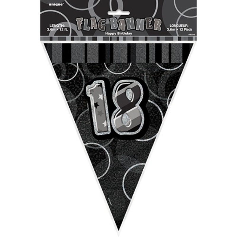 Black And White Party Pennant Chain 274cm