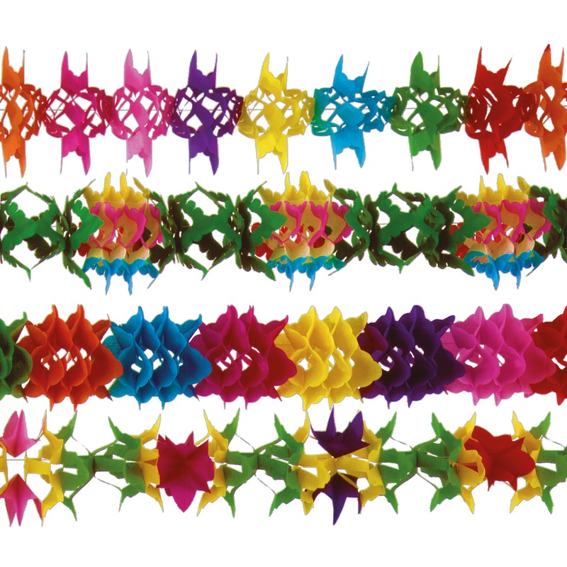 Brightly colored Gilrlande 12x400cm