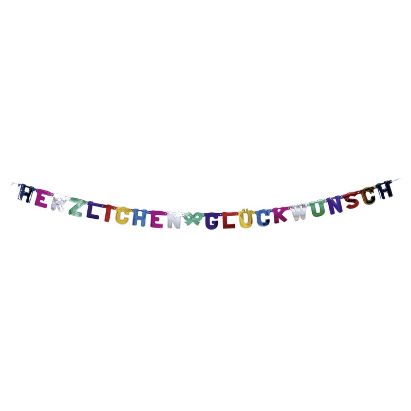 Colorful Congratulations Garland Birthday Surprise