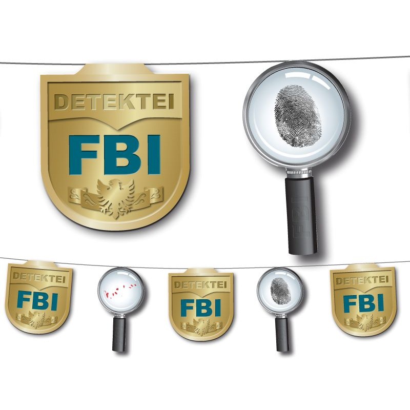 Detective adventure garland 3.5m