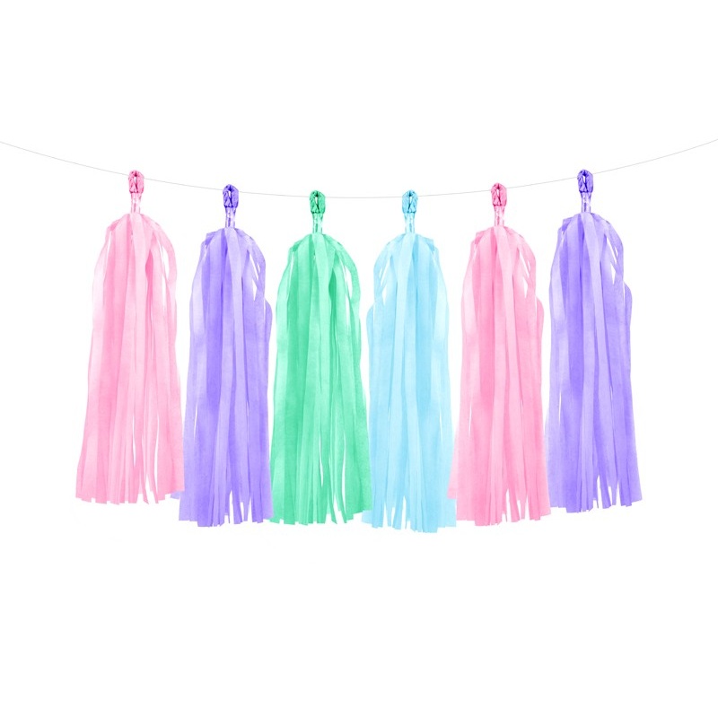 DIY garland with 12 tassels 1.5m