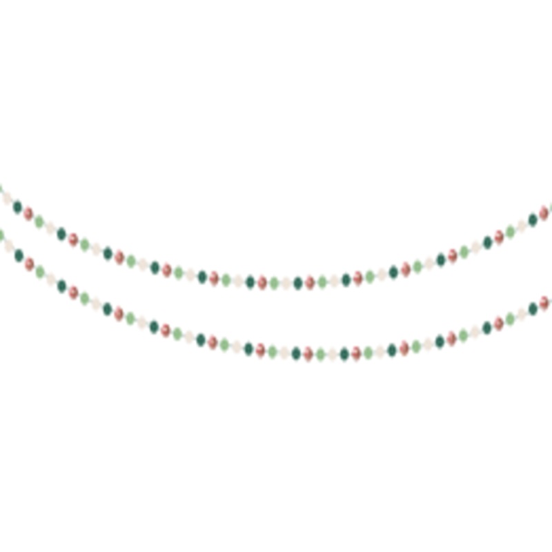 Felt Garland Green-Red Christmas