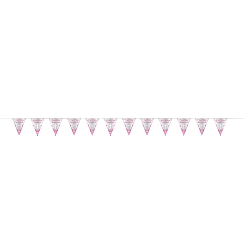 Festive Pink Communion Bunting