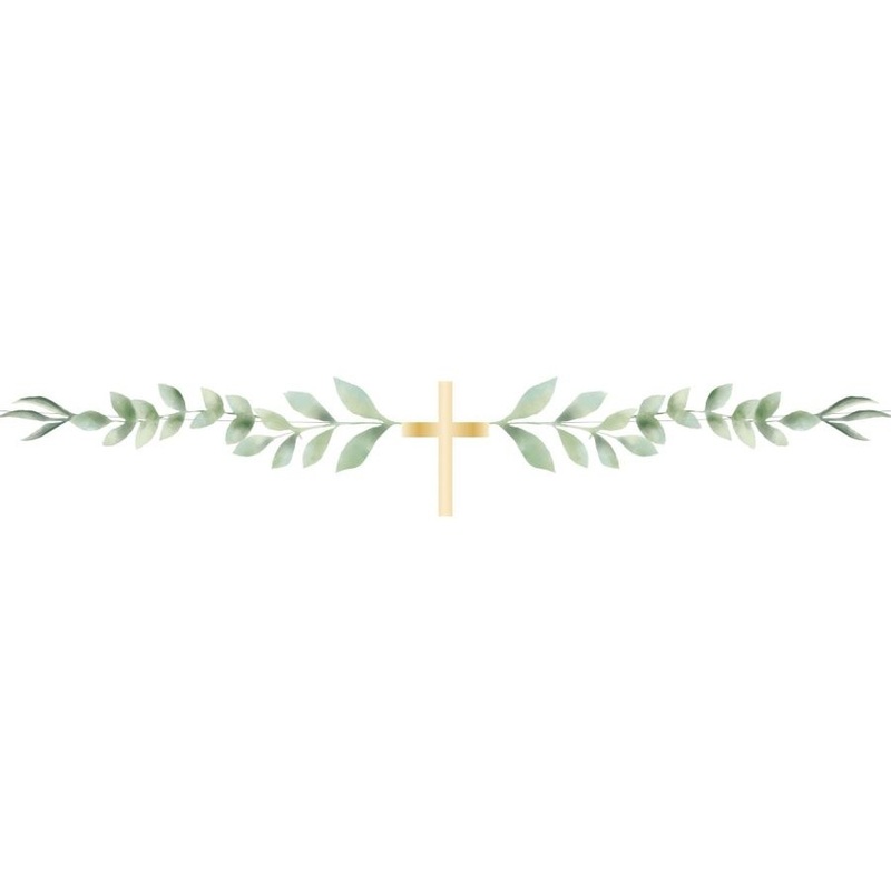 Floral Church Garland 1m