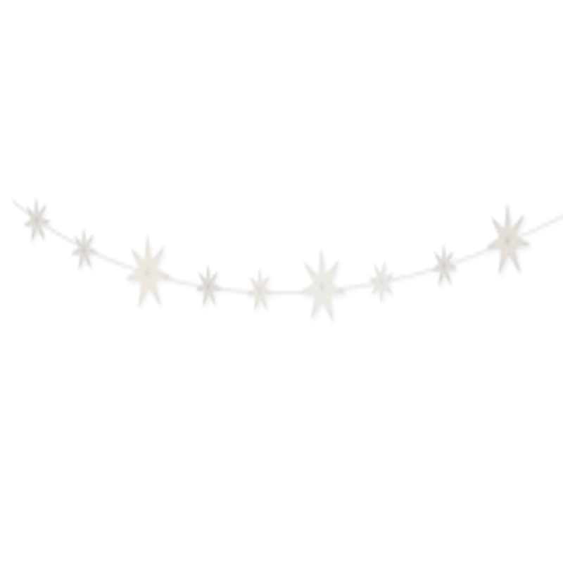 Garland 3D paper stars