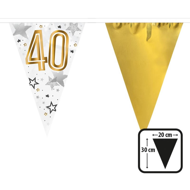 Number 40 stars pennant chain 6m