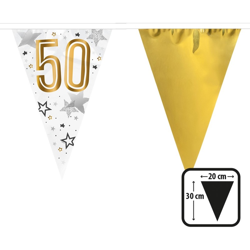 Number 50 stars pennant chain 6m