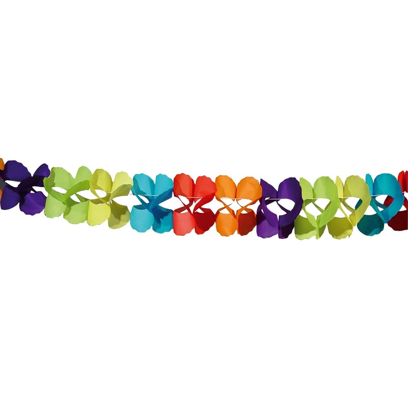 Paper garland Coral 6m