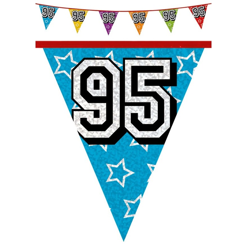 Party pennant chain 95 holographic 8m
