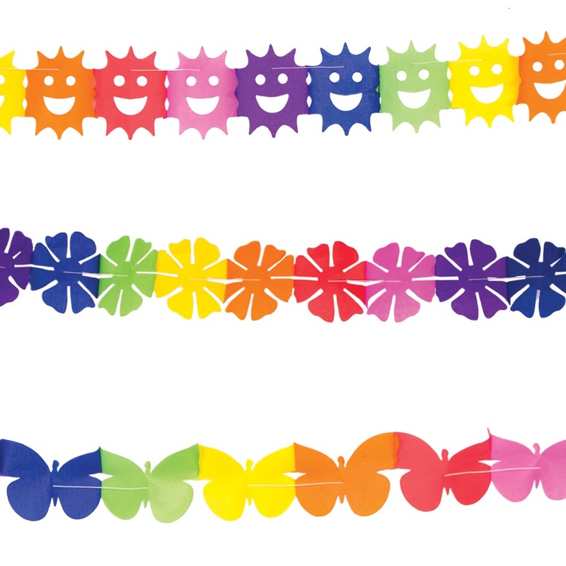 Set of 3 spring garlands