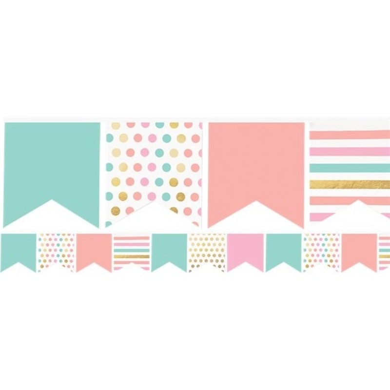 Summer Vibes paper pennant chain 3,6m