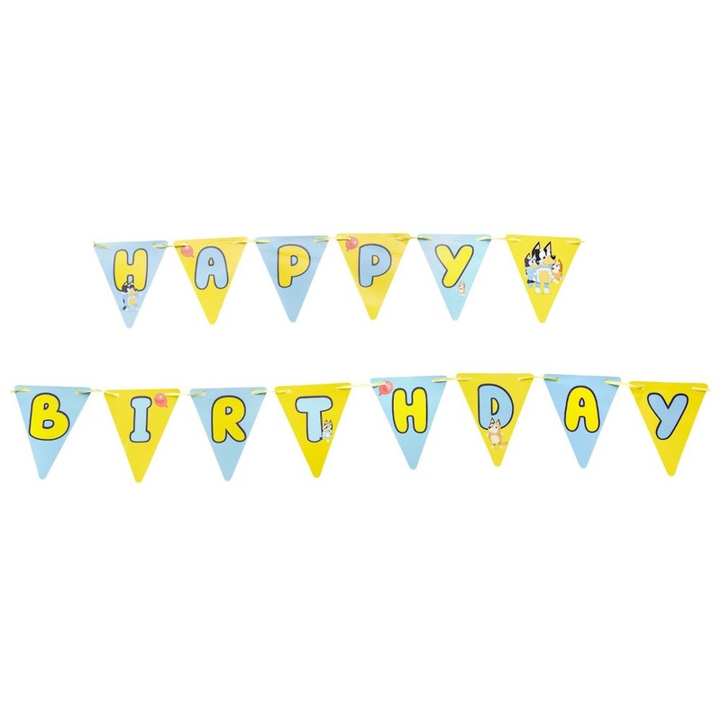 1 Bluey Happy Birthday Banner