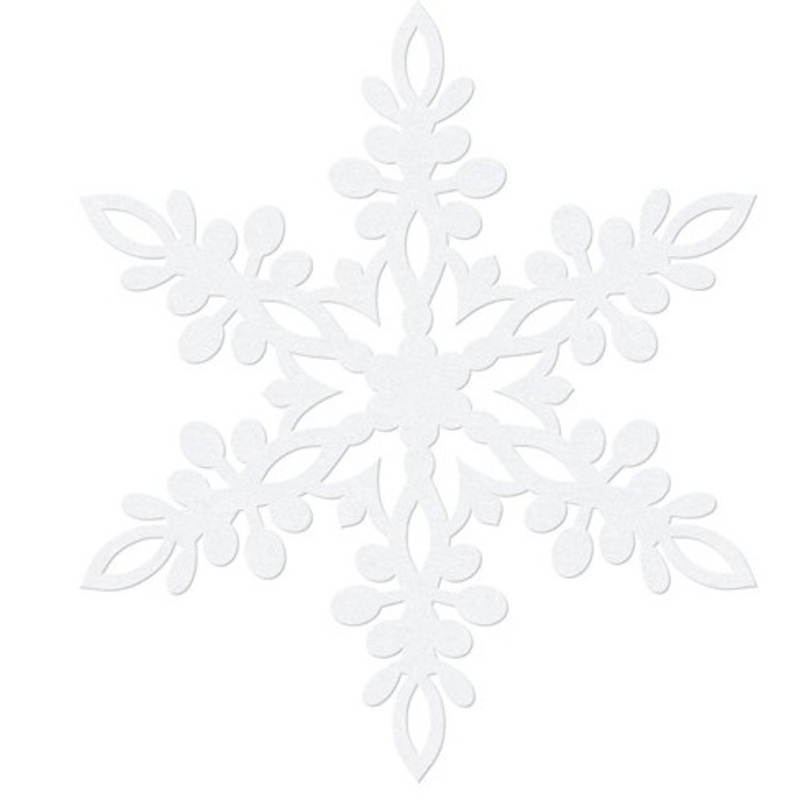 10 Decorative Snowflakes Paper 11cm