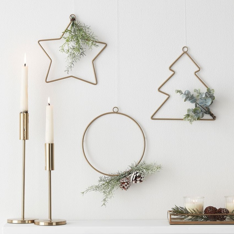 3 Christmas tags with green