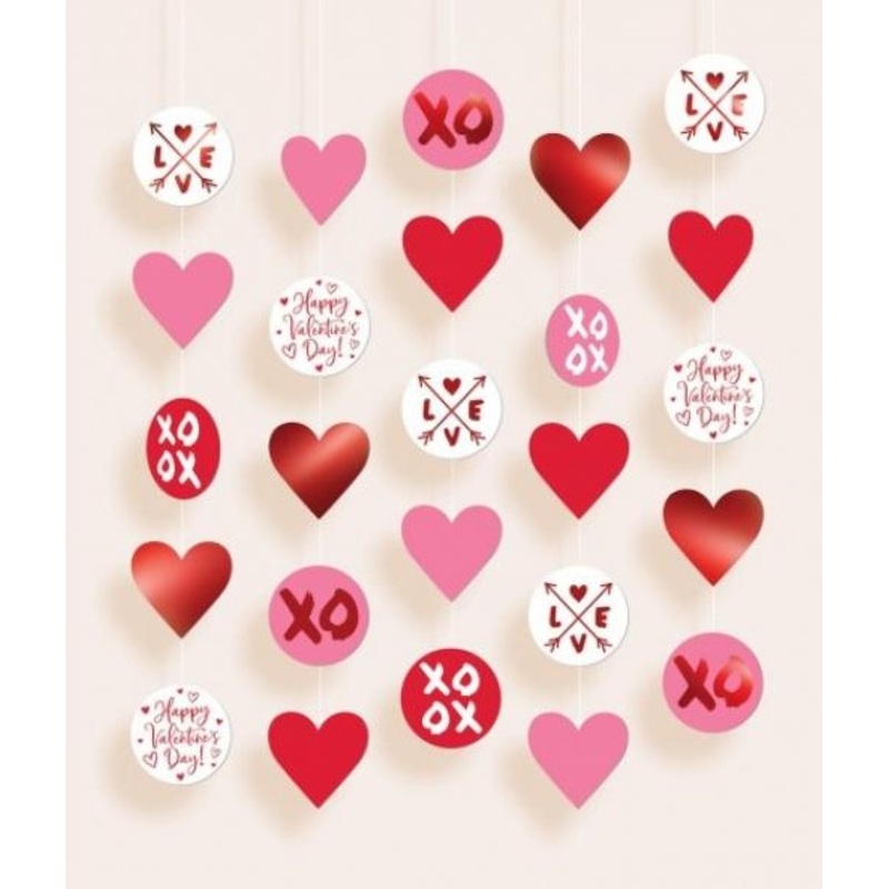 5 Love XOXO hangers 1.5m