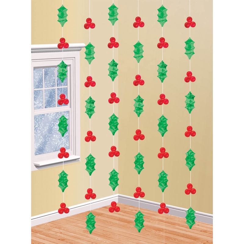 6 Merry Mistletow hangers 2.1m